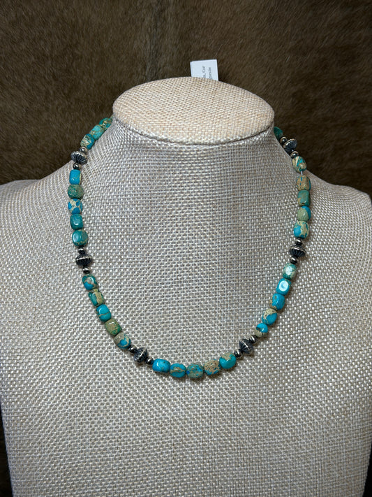 14.5-16" Turquoise Magnesite
