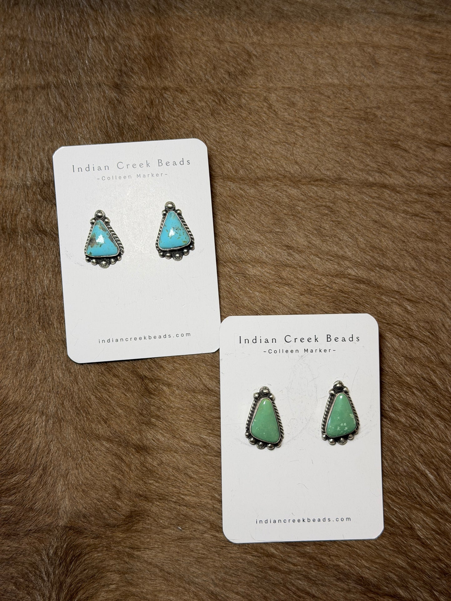 Kingman Turquoise Detail Earrings