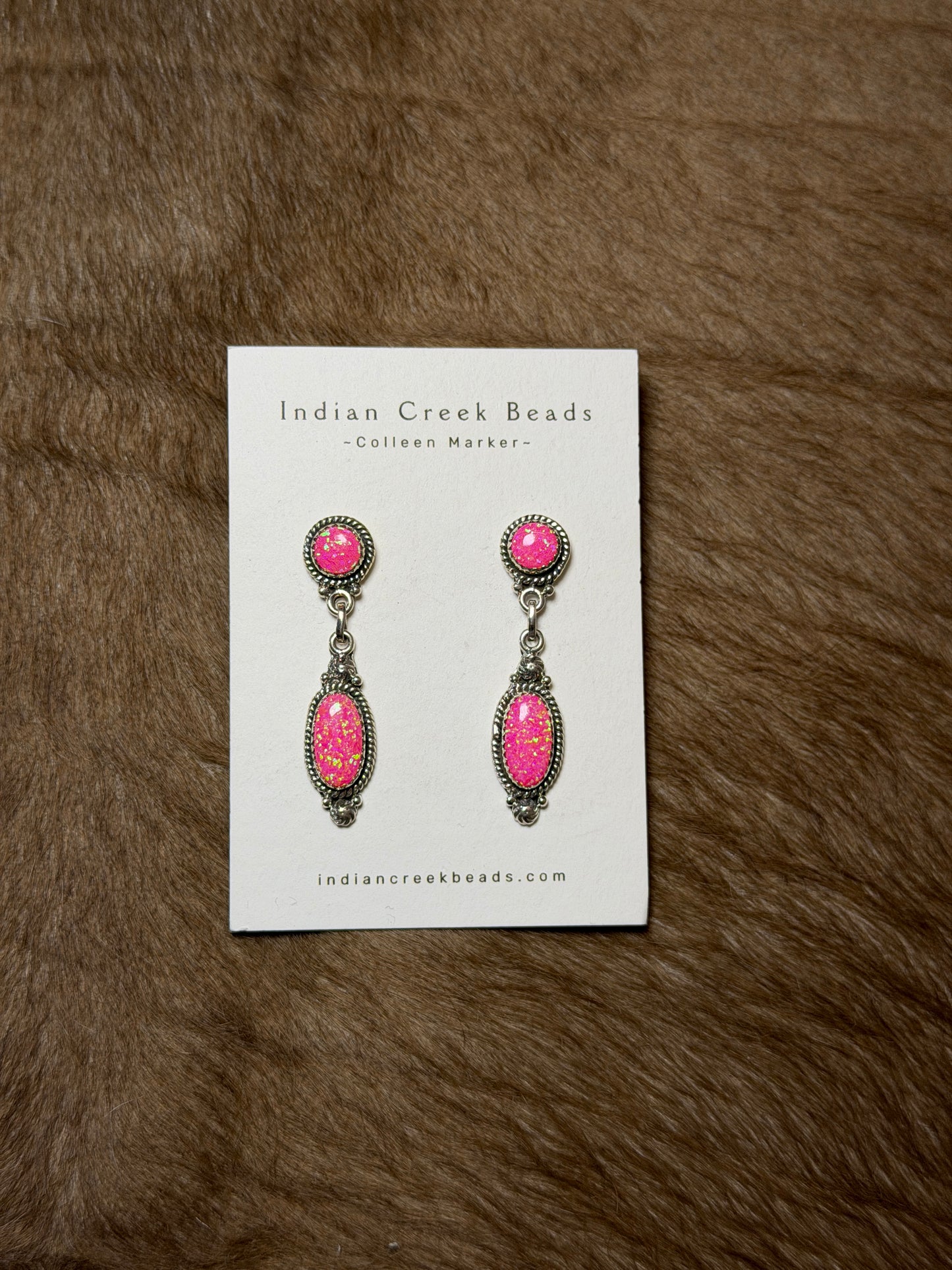 Hot Pink Dangles