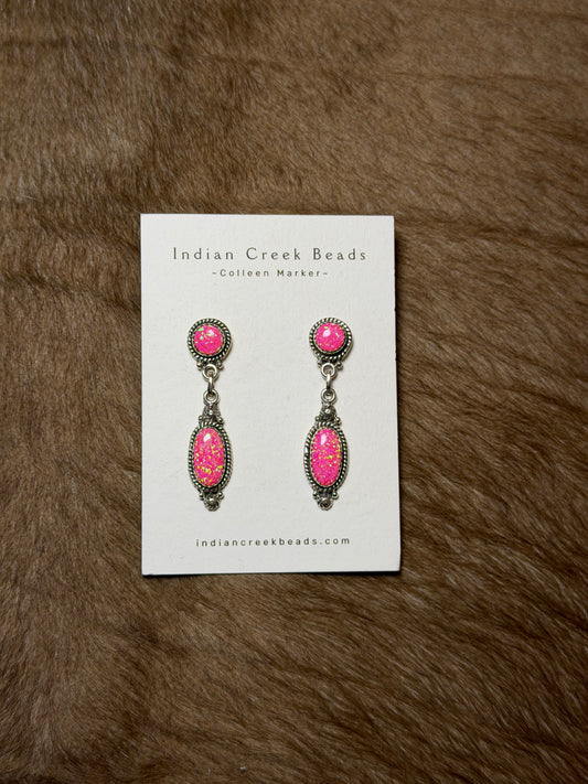 Hot Pink Dangles