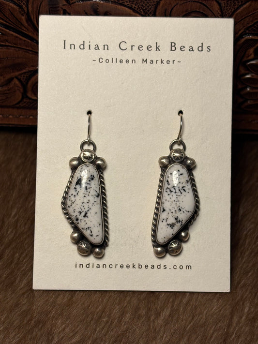 White Buffalo Earrings