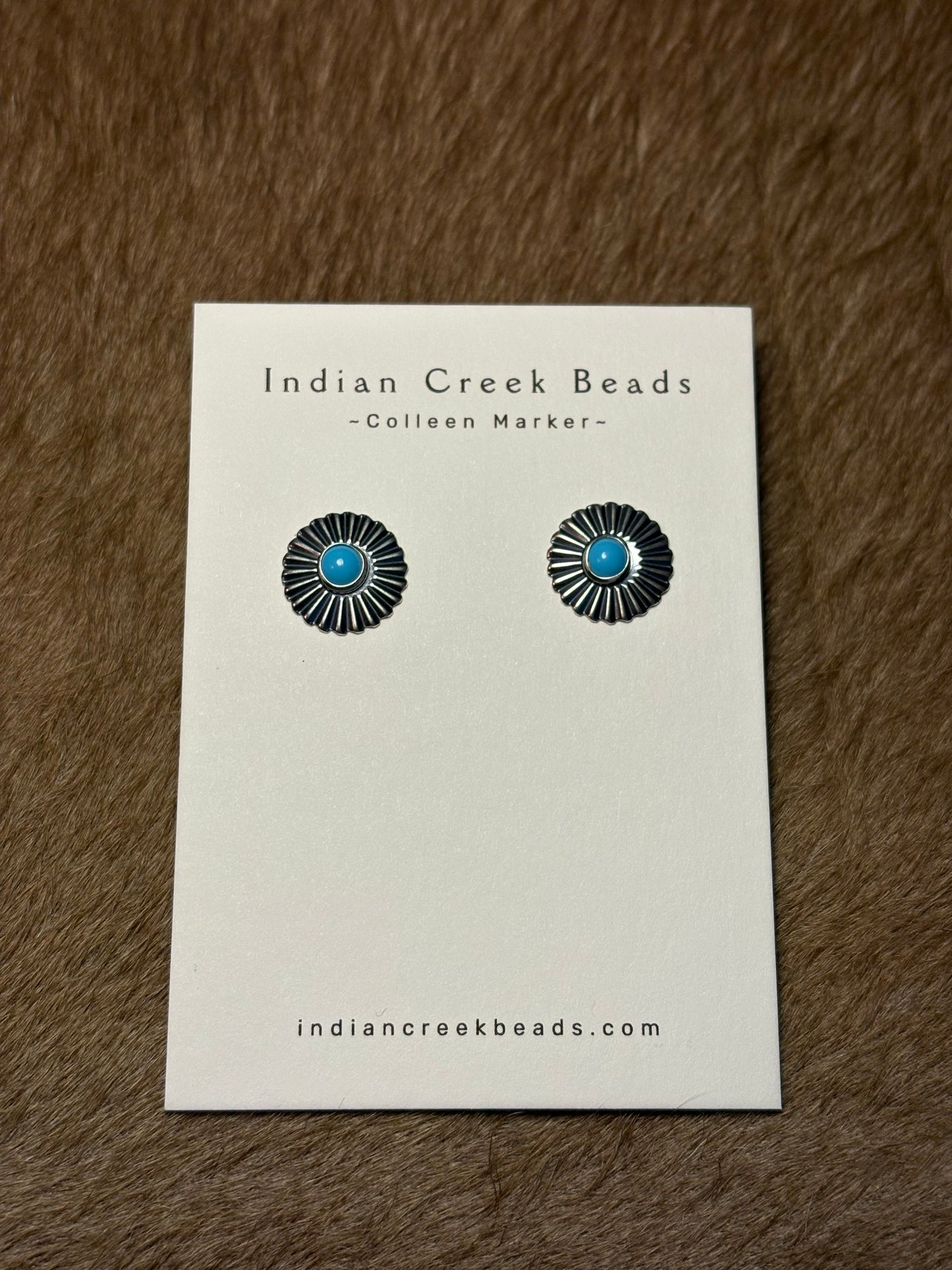 Sterling Flower & Turquoise