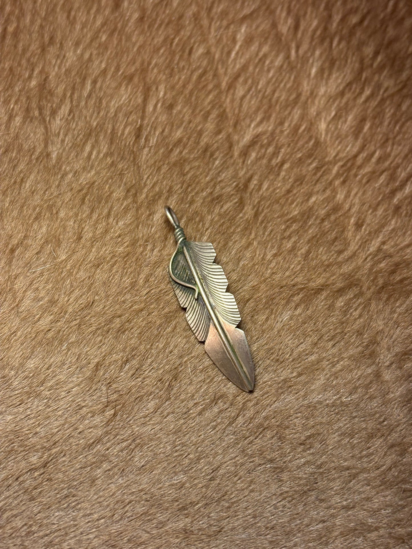 Sterling Silver Feather Pendant