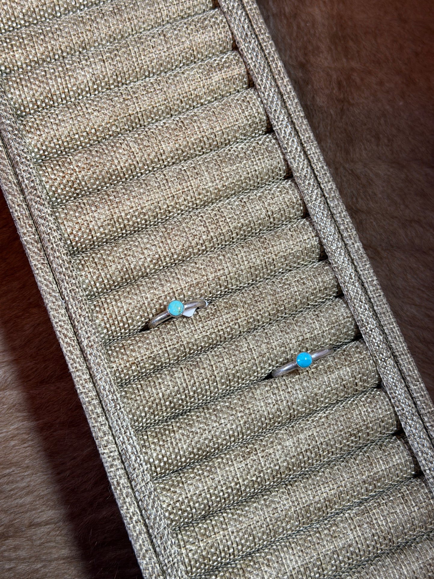 Turquoise Simple Stacker Ring