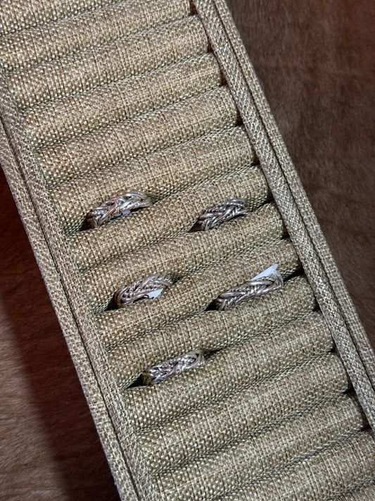 Braided Twist Wire Sterling Ring