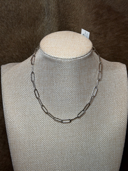 14-16" Silver Plated Choker