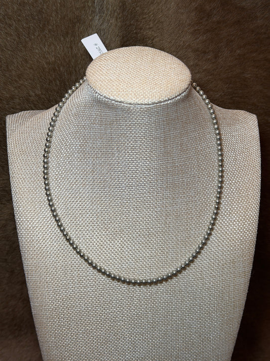 18-20" 4mm Silver Plated