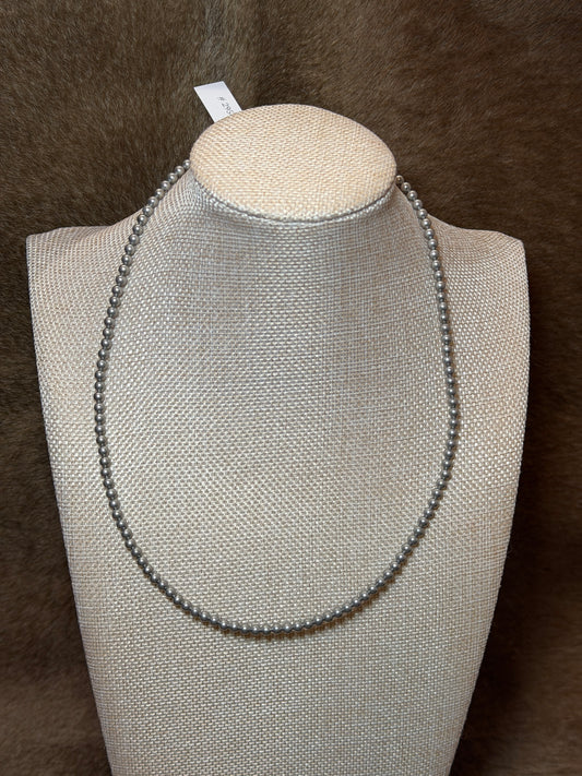 20-22" 4mm Silver Plated