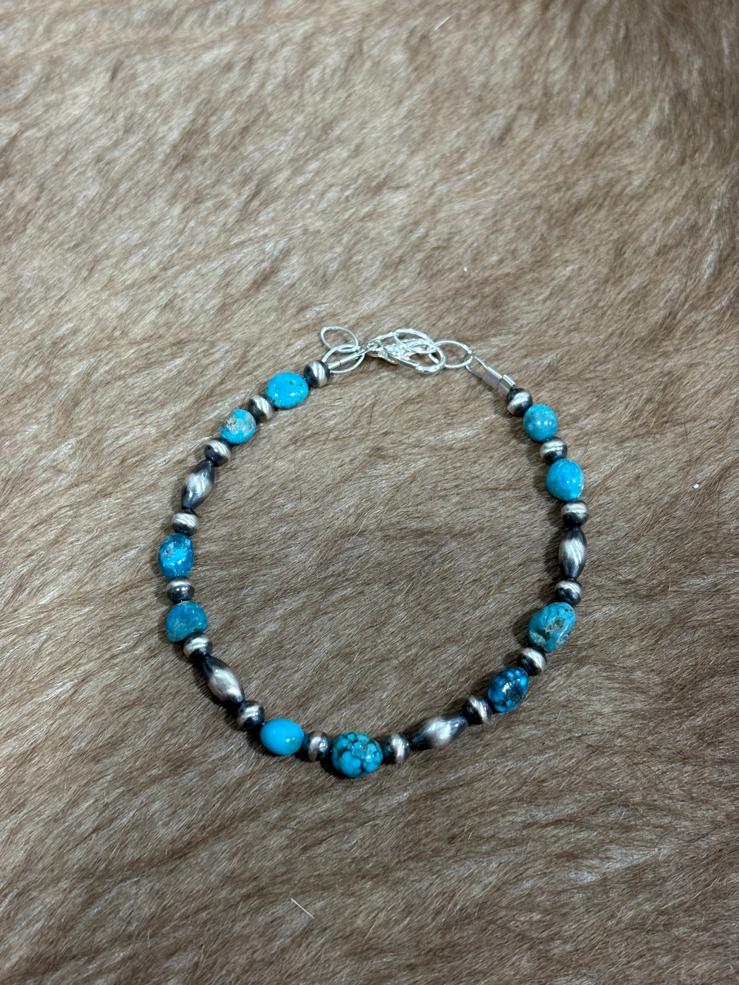 7-8" Pearl & Turquoise
