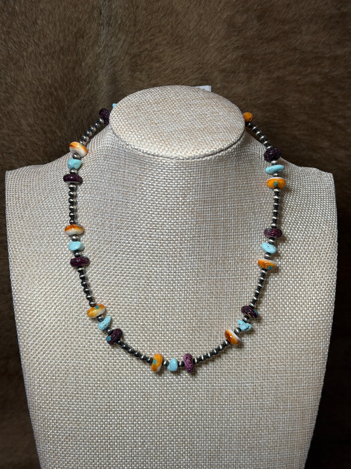 16.5-18" Multi Stone & Pearl