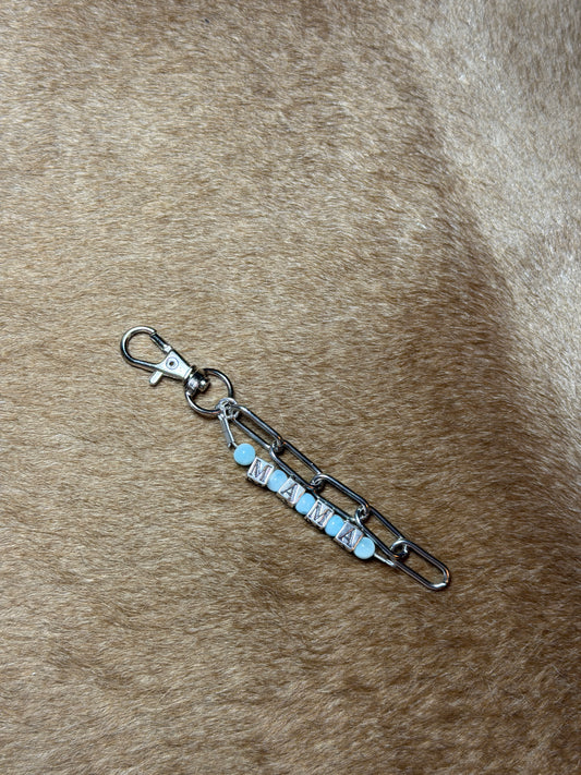 Larimar "Mama" Bag Charm