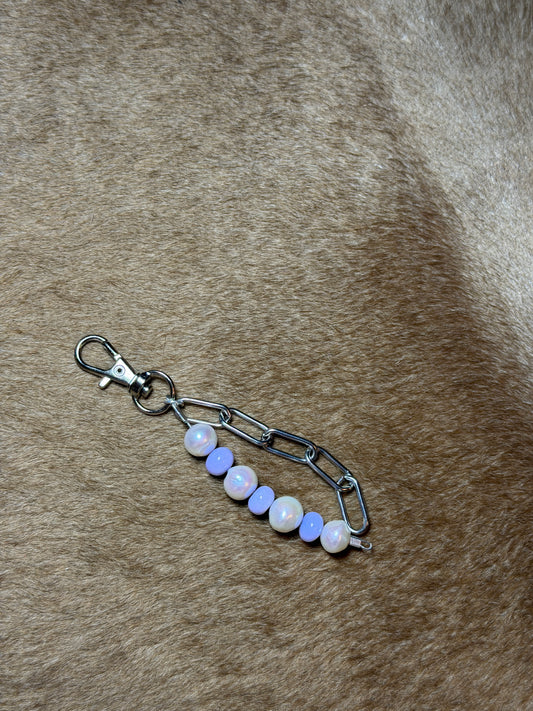 Freshwater, Lavender Opal Bag Charm