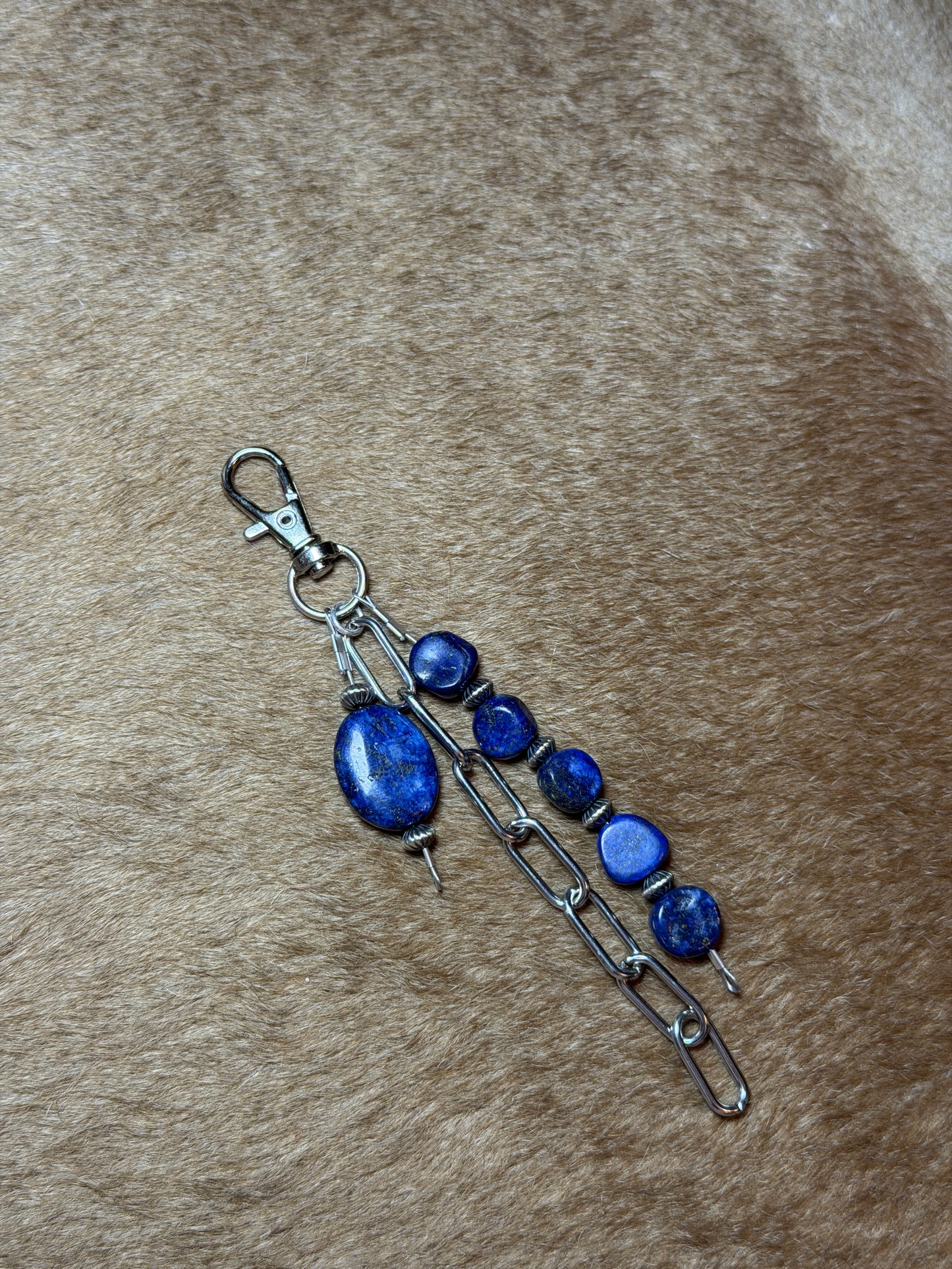 Blue Lapis Bag Charm