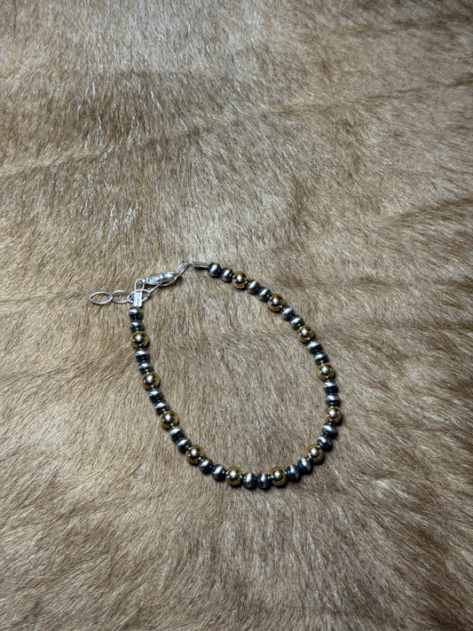 7-8" Pearl & Gold