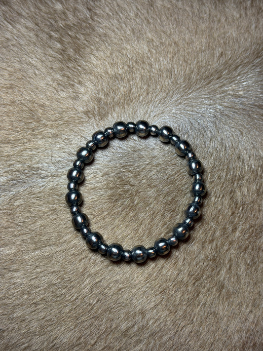 5 & 8mm German Silver Stretchy