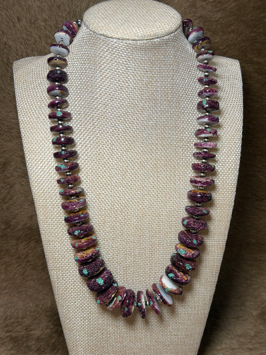 21-22.5" Purple Spiny Turq Inlay