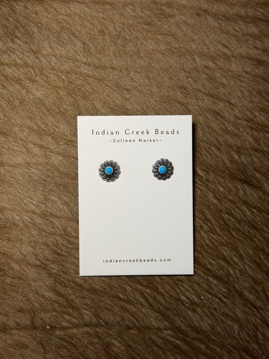 Sterling Detail with Turquoise