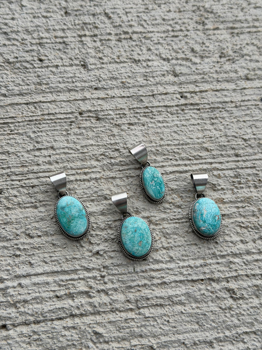 Whitewater Turquoise Pendants