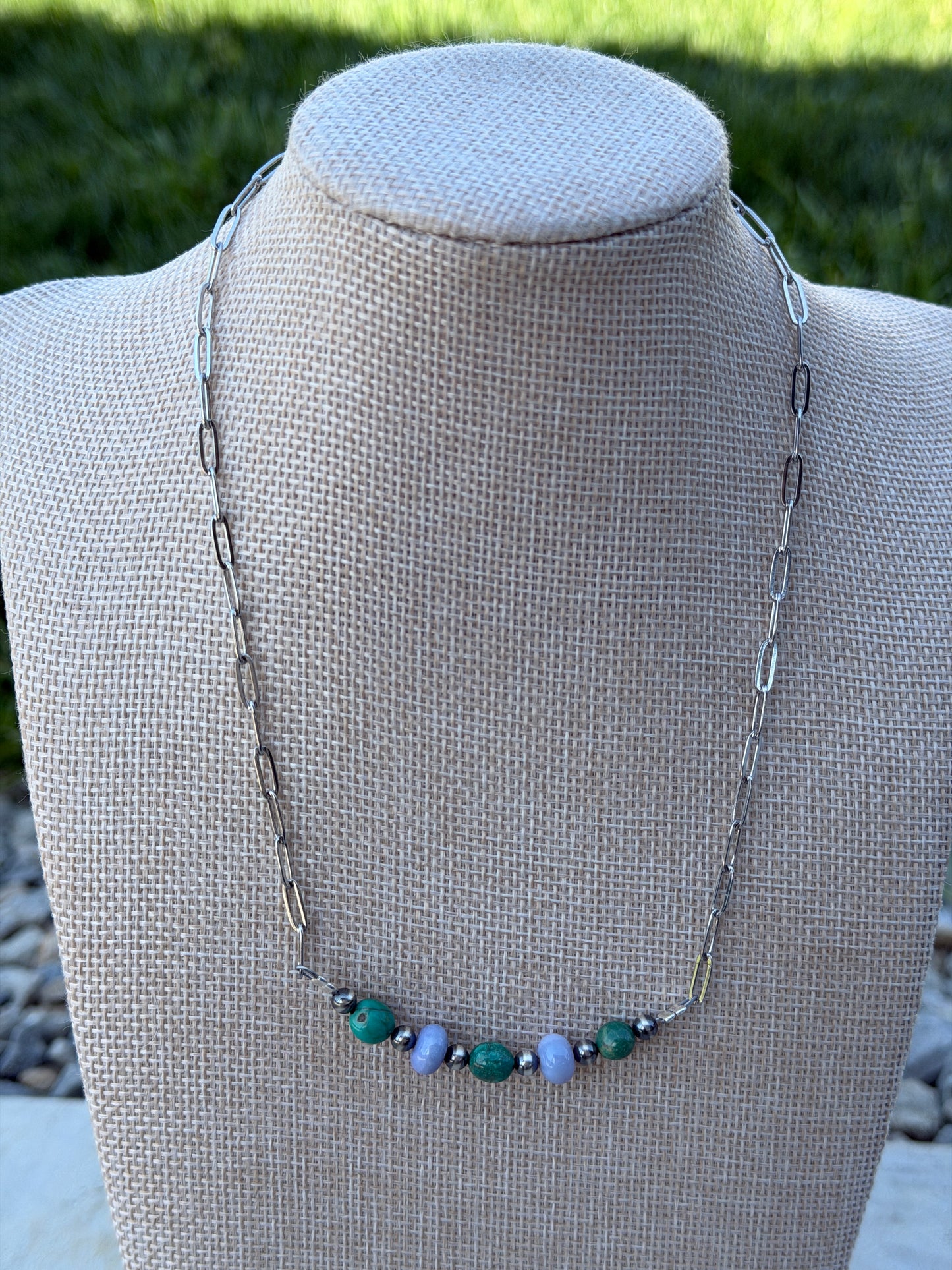 16" Turquoise & Opal BN