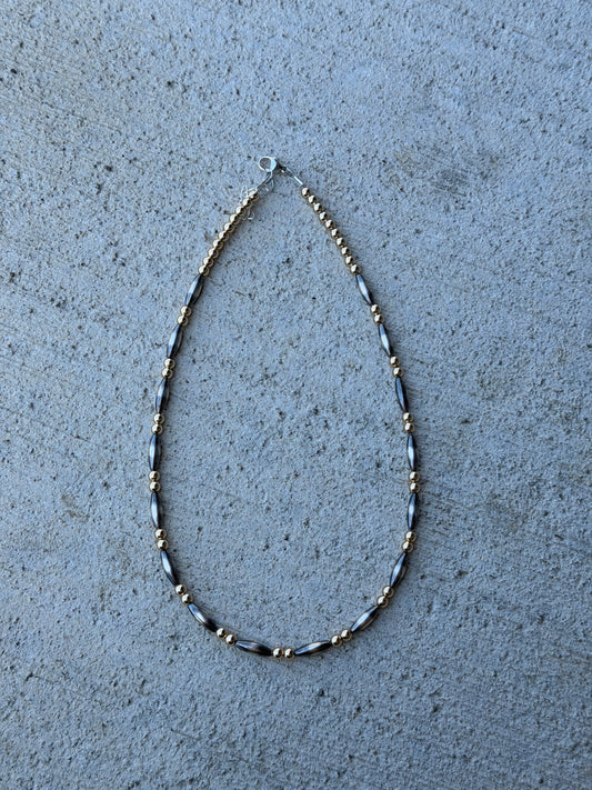 16-17.5" Sterling Torpedo & Gold