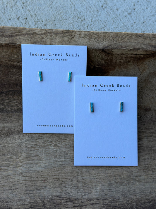 Petite Kingman Bar Earrings