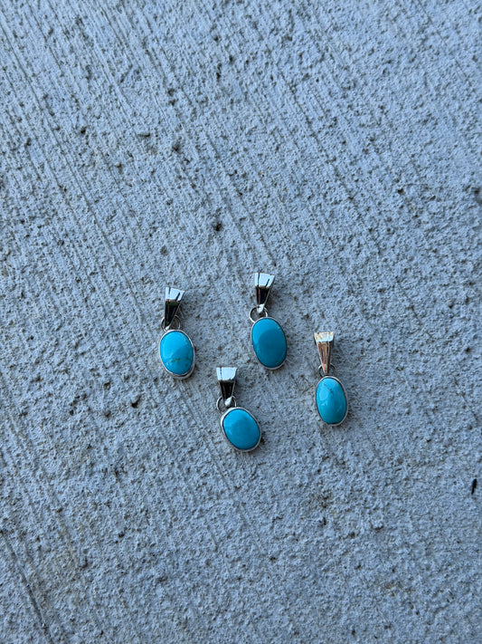 Kingman Turquoise Pendants