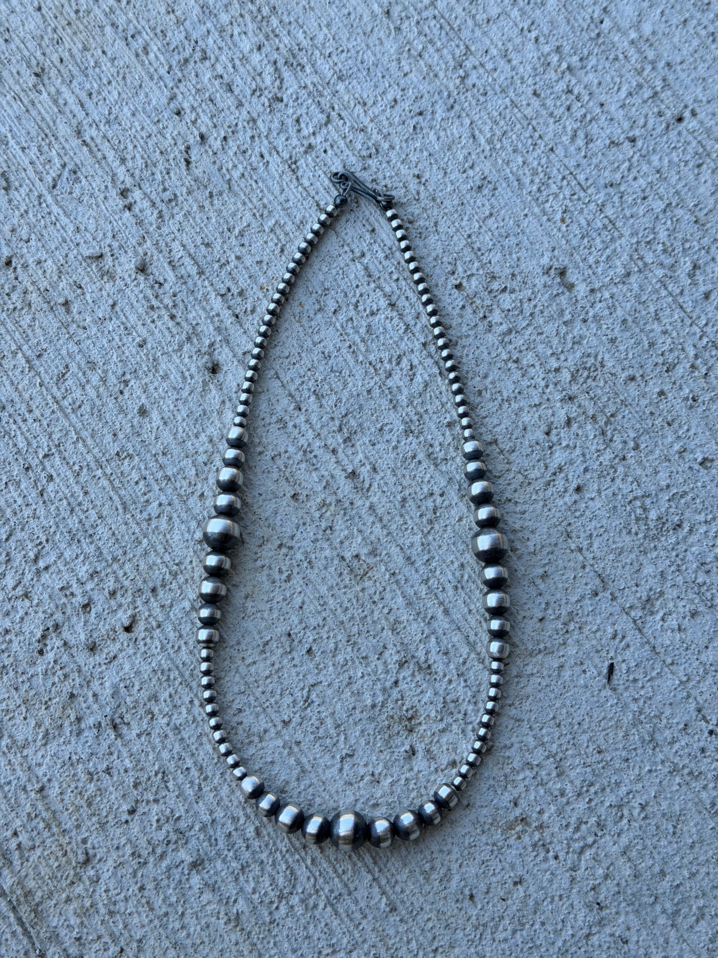 14" 3-8mm Sterling Pearl