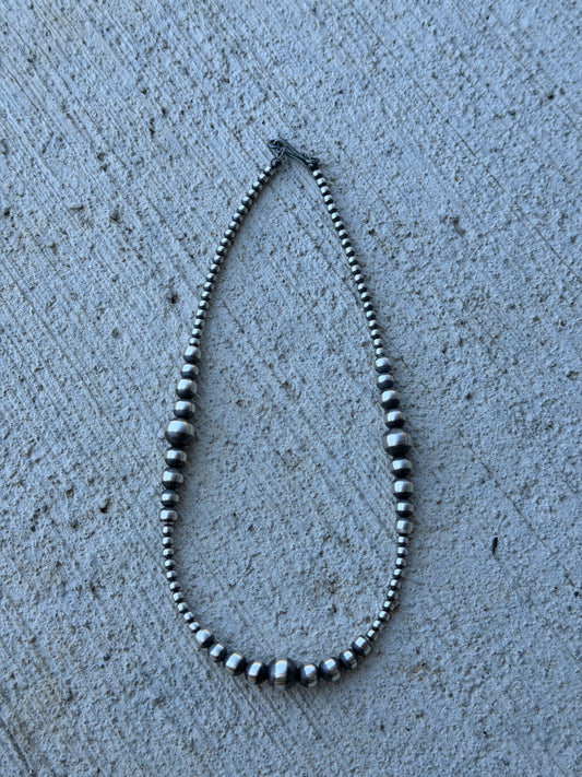 14" 3-8mm Sterling Pearl