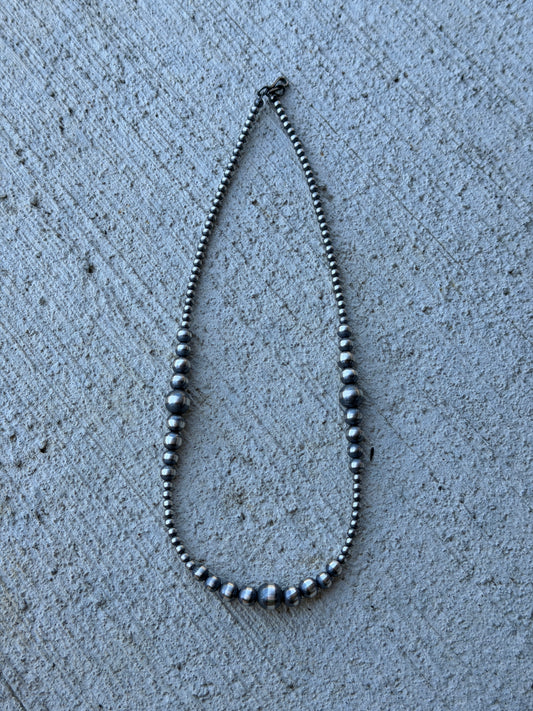 16" 3-8mm Sterling Pearl