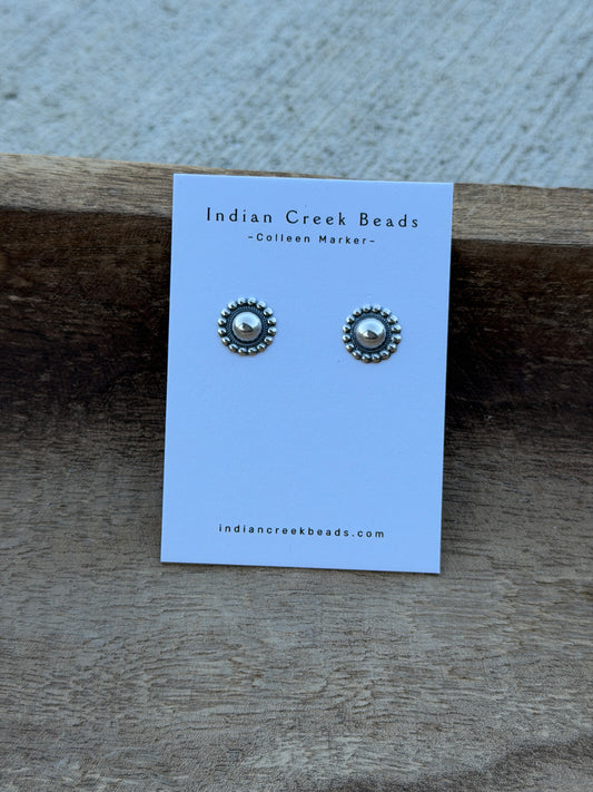 Dime Size Concho Earrings