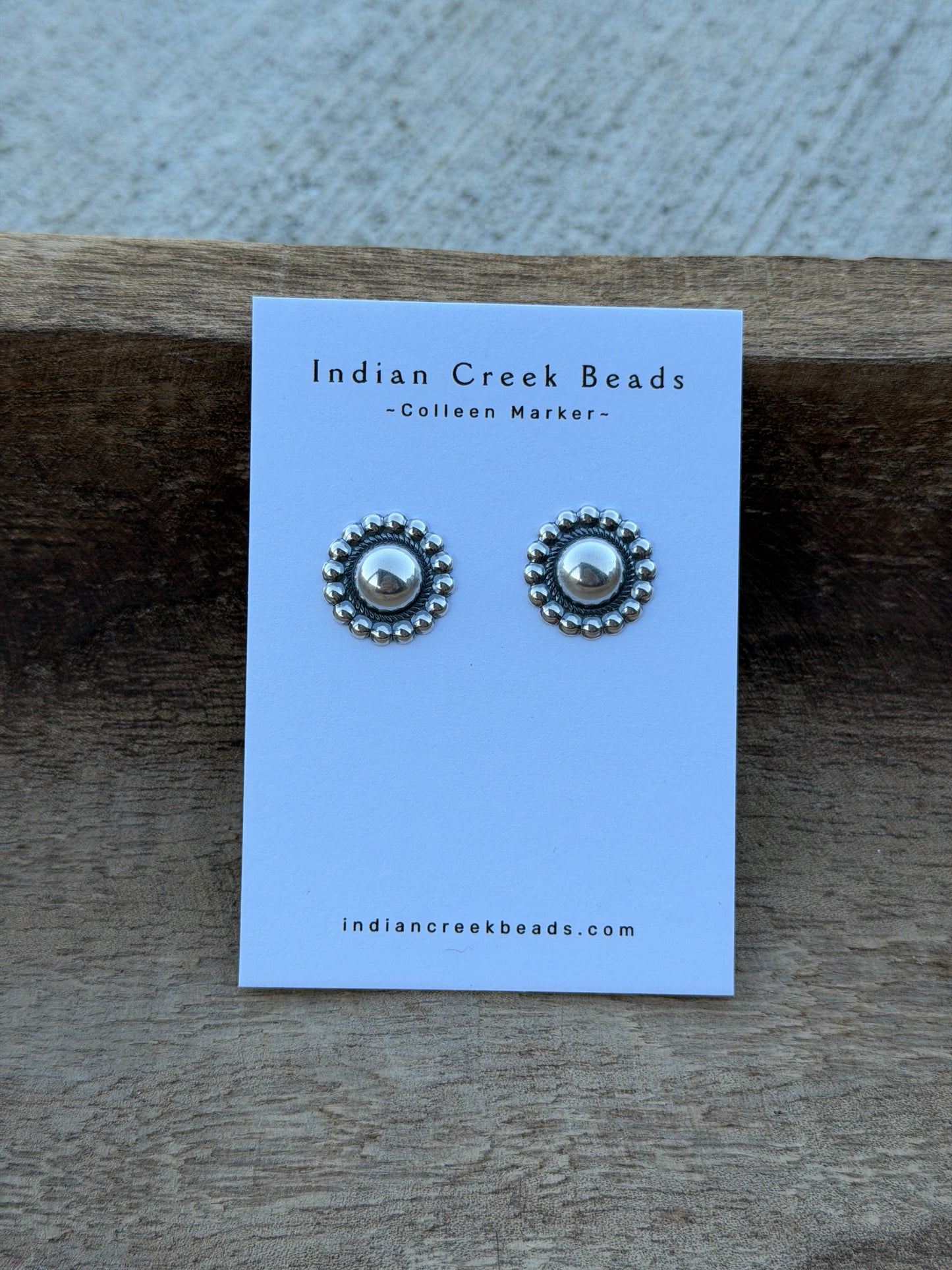 Nickel Size Sterling Concho