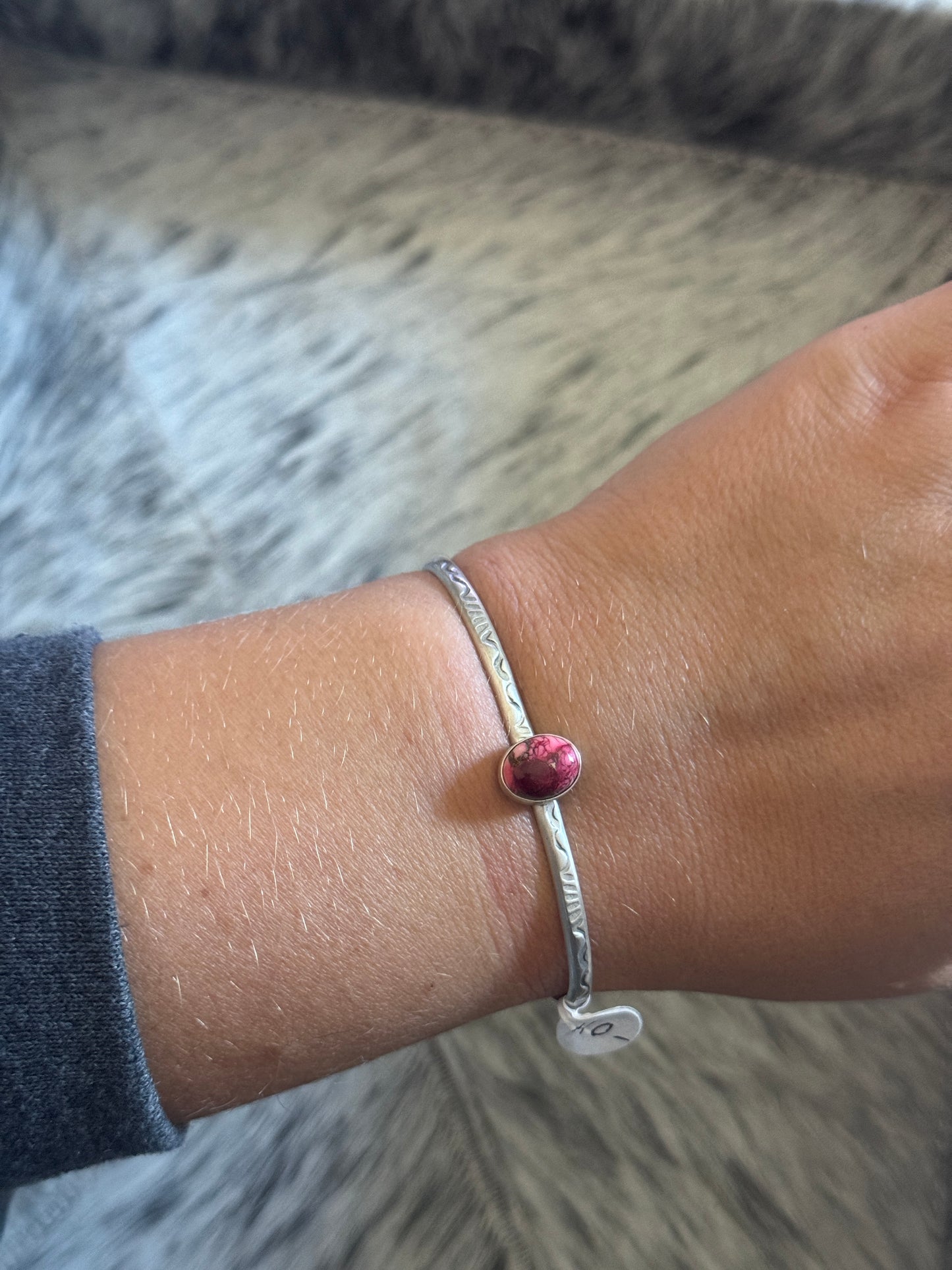 Rose Dahlia Stacker Cuff