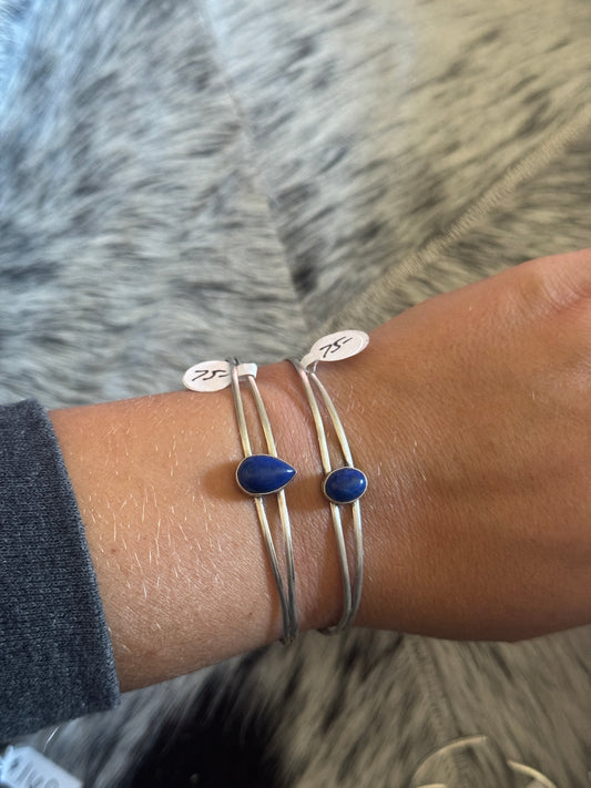 Blue Lapis Stacker Cuff
