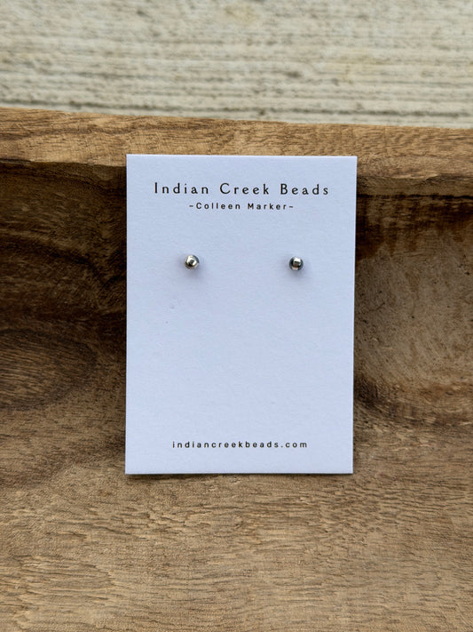 4mm Sterling Pearl Studs