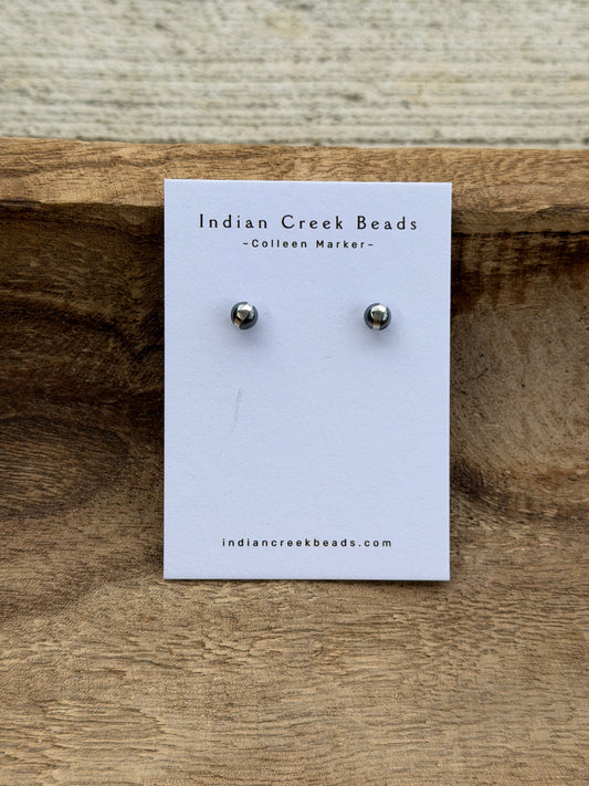 6mm Sterling Pearl Studs