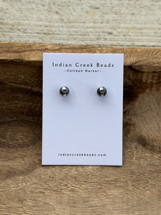 8mm Sterling Pearl Studs