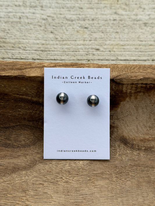 12mm Sterling Pearl Studs