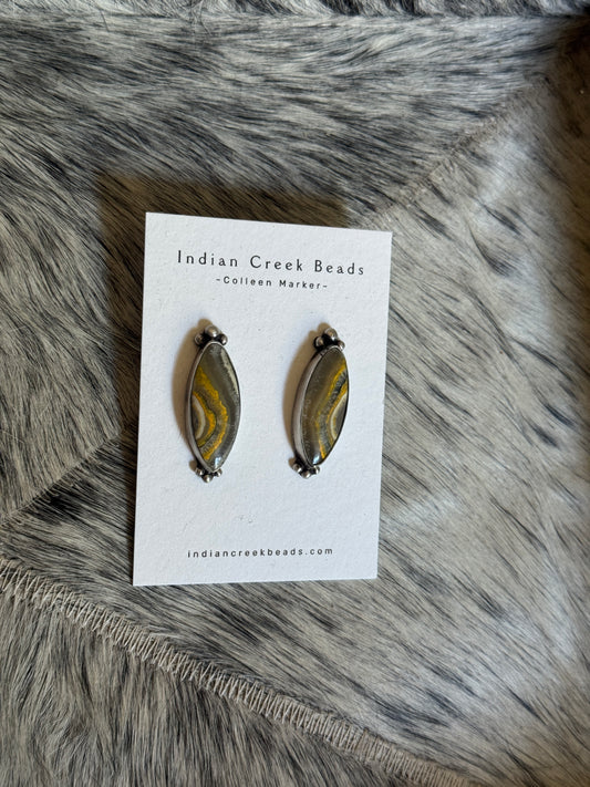 Bumblebee Jasper Earrings