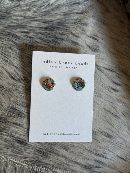 Kingman Spiny Flower Studs