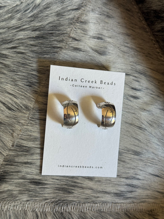 Sterling Hoop Earrings