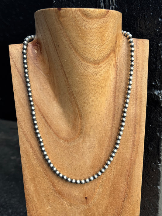18" 5mm Sterling Pearls