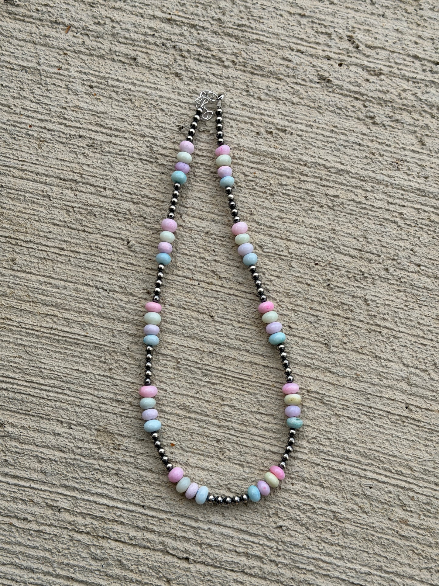 17.5-19" Pearl & Multi Color Opal