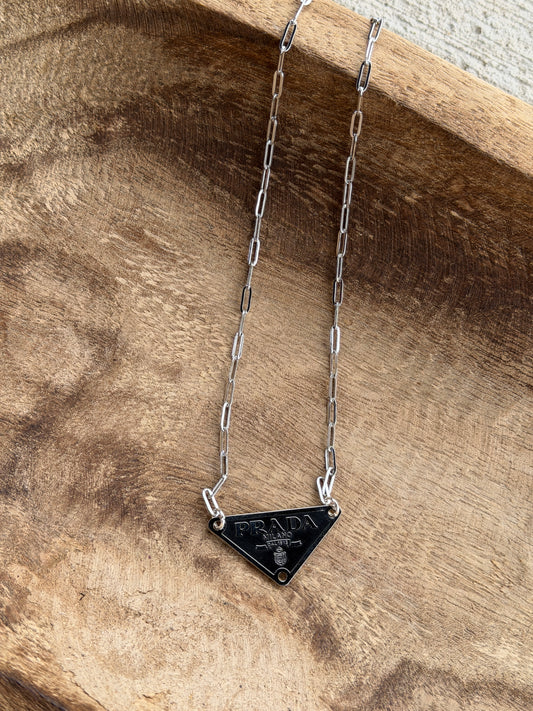 18" Black P. Designer Necklace
