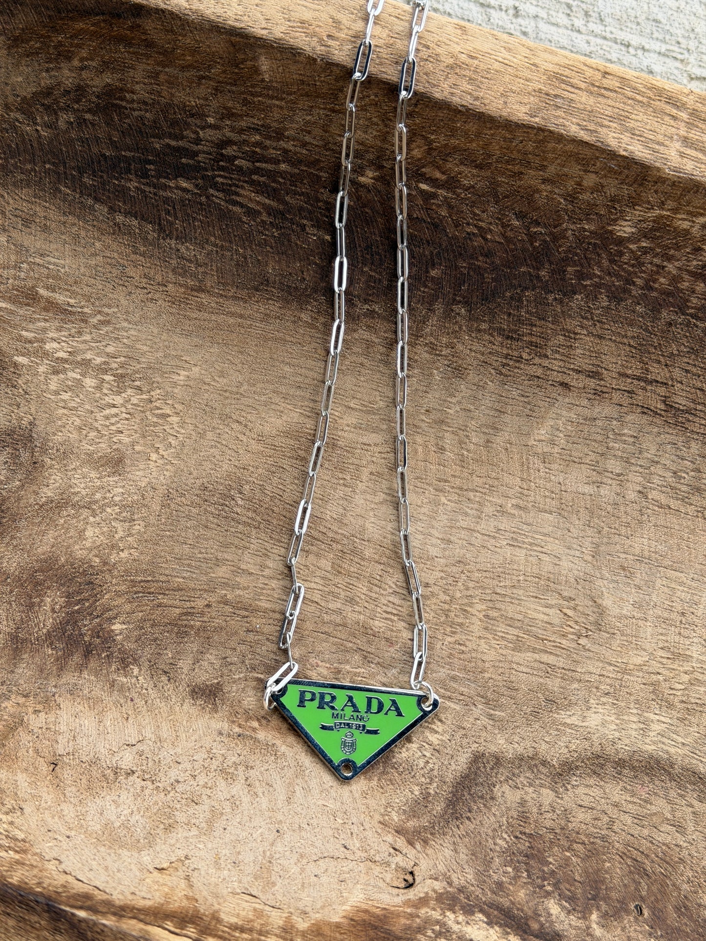 18" Green P. Designer Necklace