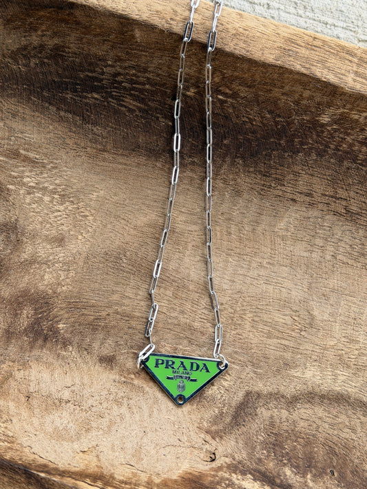 18" Green P. Designer Necklace