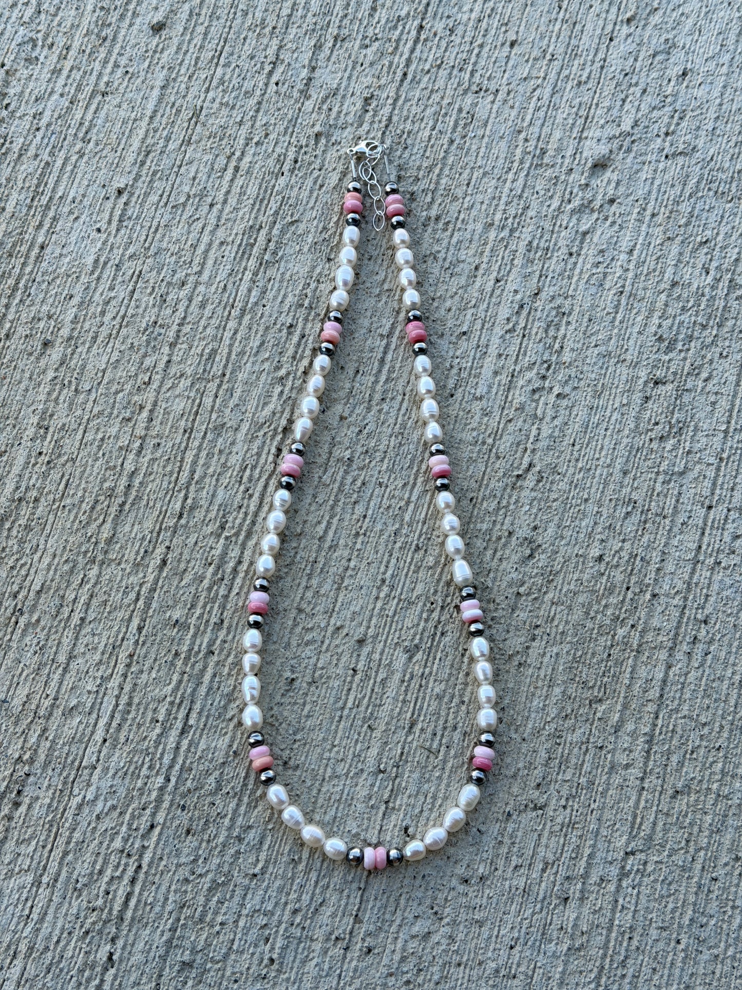19.5-21" Freshwater Pearl & Pink Conch