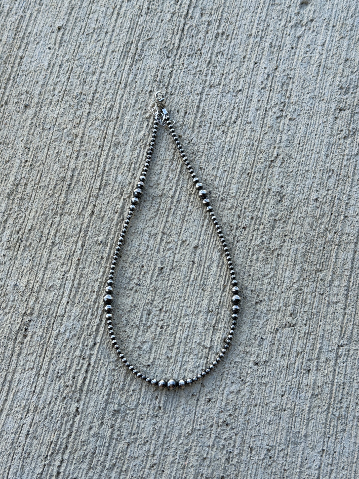 15.5-17" 3-6mm Sterling Pearls