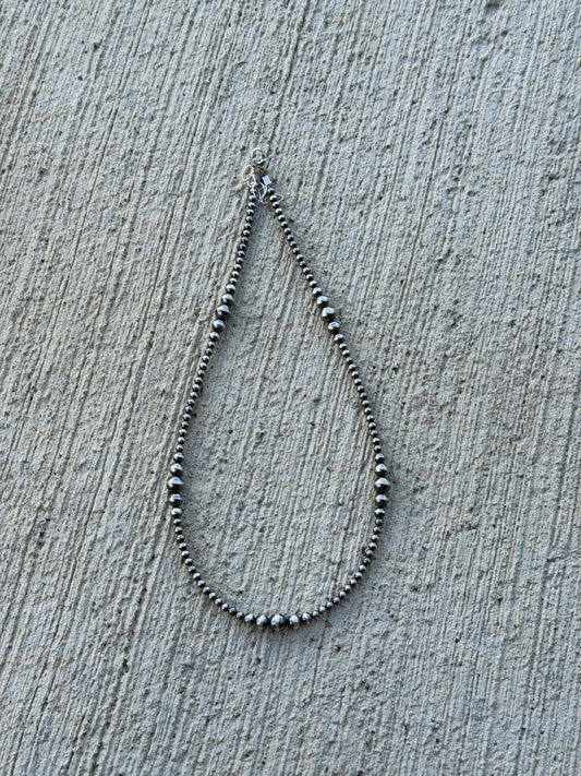 15.5-17" 3-6mm Sterling Pearls