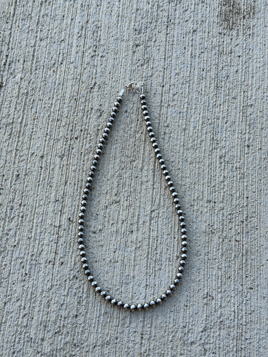 16.5-18" 5mm Sterling Pearls