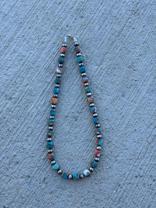 14.5-16" Kingman Spiny Turquoise